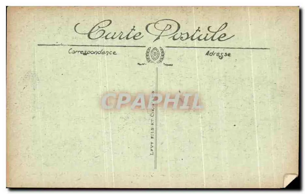 Versailles - Petit Trianon - A Escada - O Piso - Topo da Escada - LL. - Verso