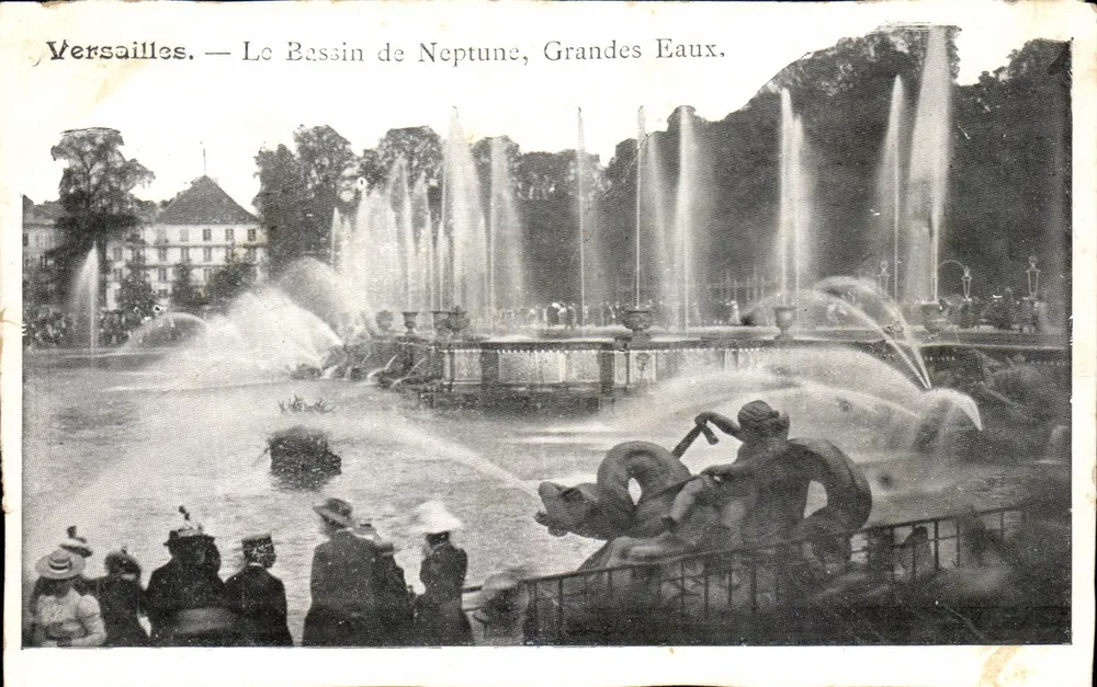 Versailles — Der Bassin des Neptun, Grandes Eaux — Verlag nicht sichtbar - Vorderseite
