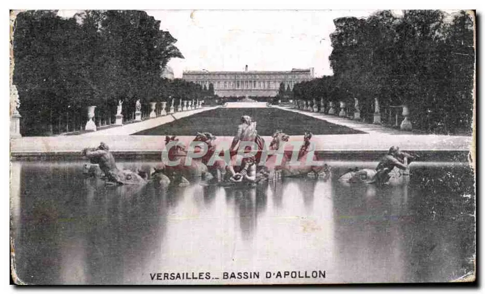 Versailles — Bassin d'Apollon — editor não identificado - Frente