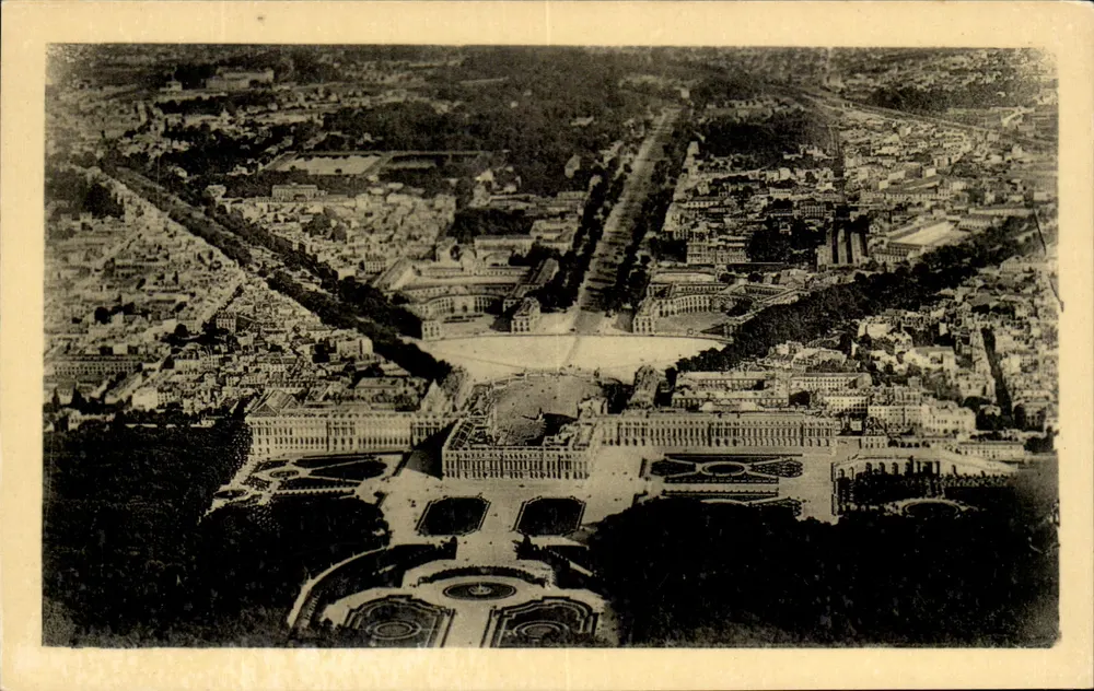 Château de Versailles — luchtfoto — uitgave van de Historische Monumenten, Parijs, n° Ca1 - Voorkant