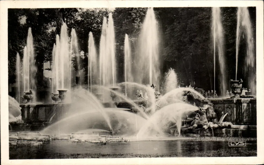 Bassin de Neptune (Grandes Eaux) — Versailles — Edições de Arte 'Lys' - Frente