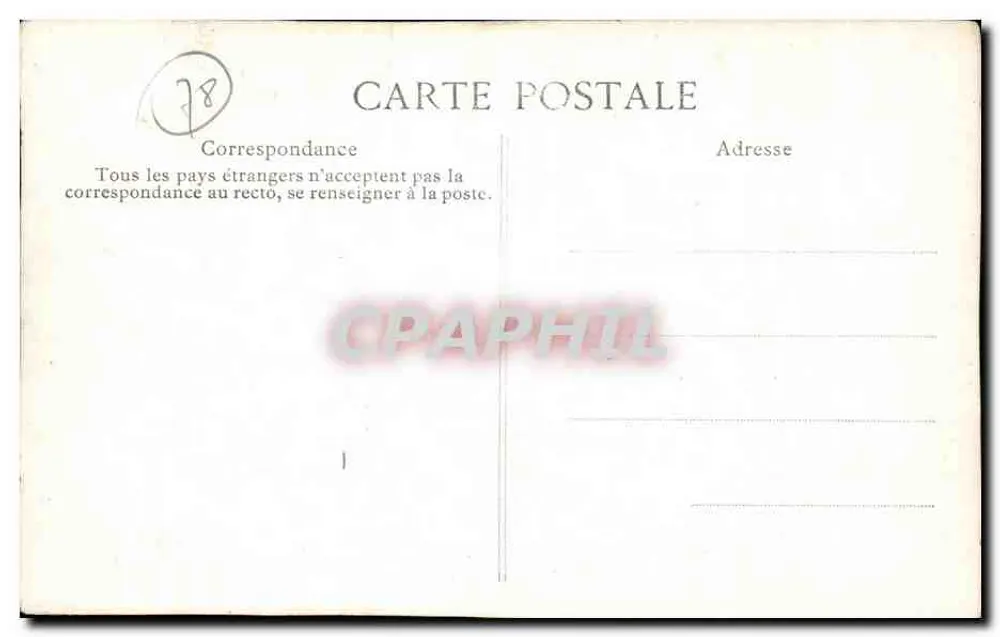 Versailles — Grandes Eaux — O Carro Enlameado — n° 228 - Verso