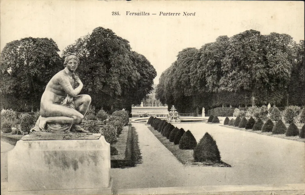 Versailles — Parterre Norte — Héliotypie A. Boardier - Frente