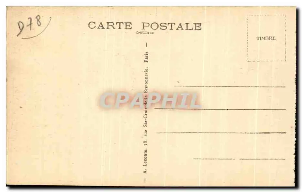 Versailles - Palácio do Grande Trianon - A. L. - Verso
