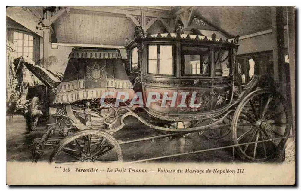 Versailles — Le Petit Trianon — Hochzeitskutsche Napoleons III. — n°149 - Vorderseite
