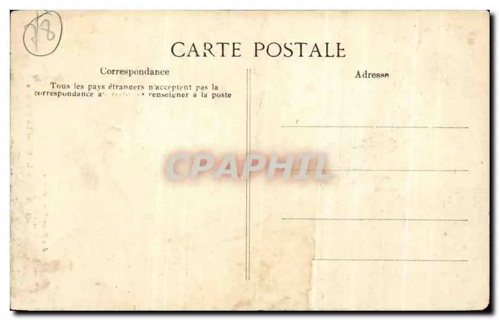 Versailles — A Capela — Coleção das Novas Galerias n°26 - Verso