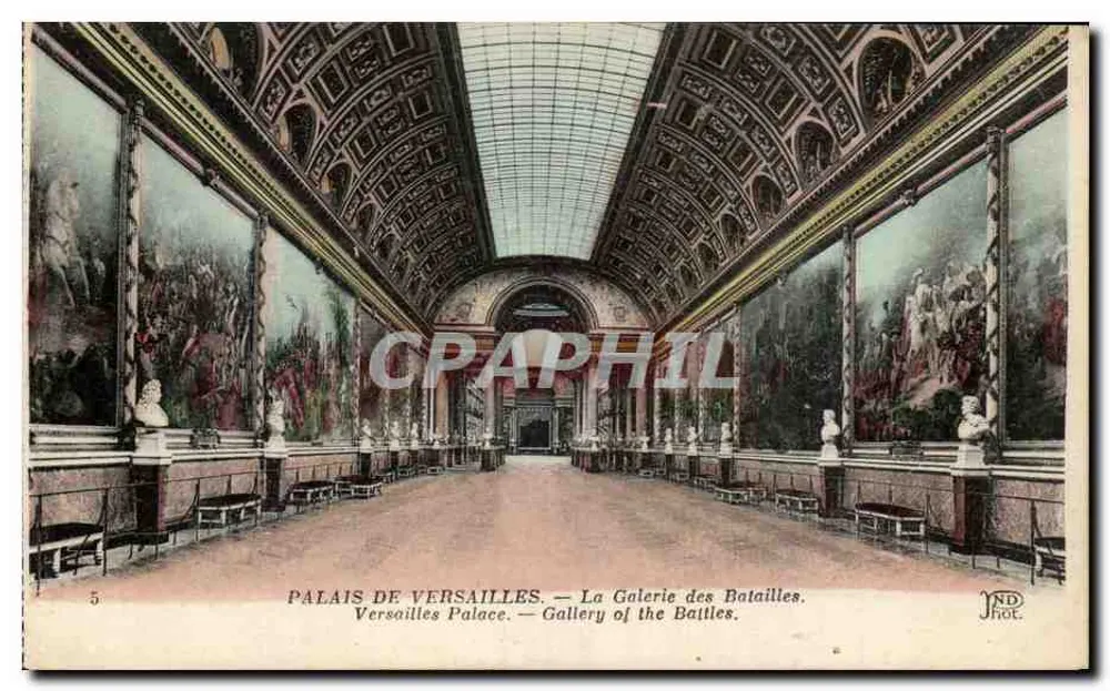 Palast von Versailles — Galerie der Schlachten — JND Phot. - Vorderseite