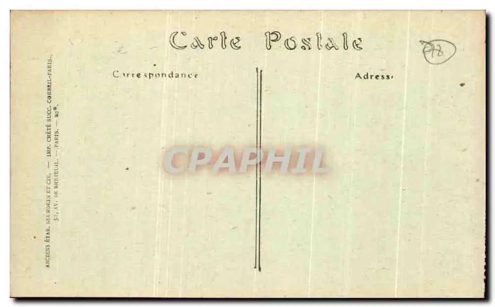Palast von Versailles — Galerie der Schlachten — JND Phot. - Rückseite