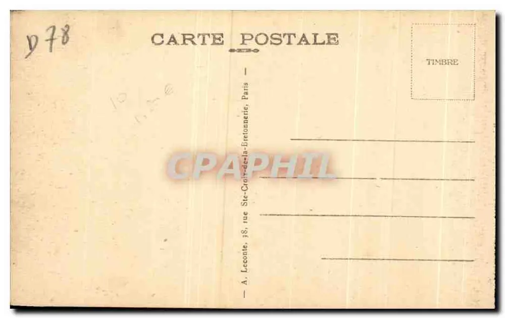 Versailles — O Castelo e a Orangerie — A. L. - Verso