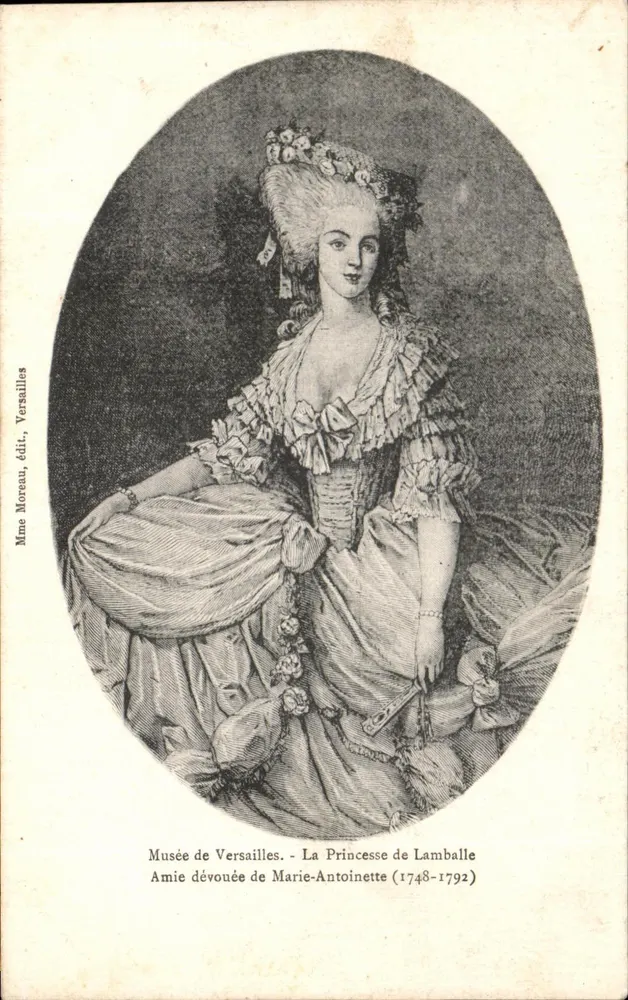 Die Prinzessin von Lamballe — Getreue Freundin von Marie-Antoinette (1748-1792) — Mme Moreau, Versailles - Vorderseite