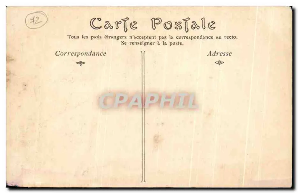Le Mans — Fenster der Maison de la Reine Bérénigère — ND Phot - Rückseite