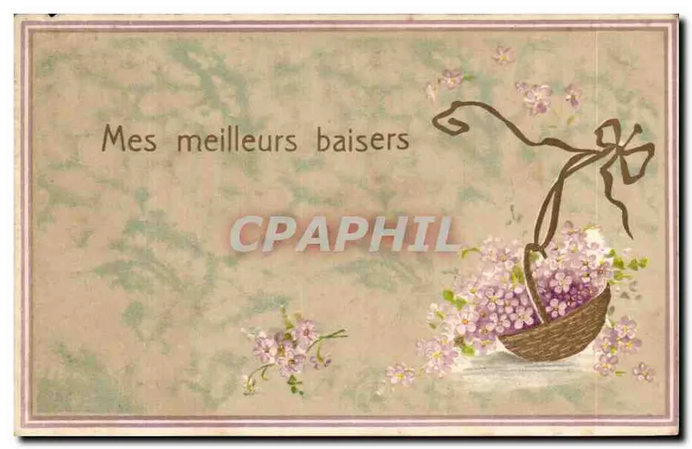 Bouquet de fleurs — Carte postale décorative — Éditeur : Union postale universelle - Awers