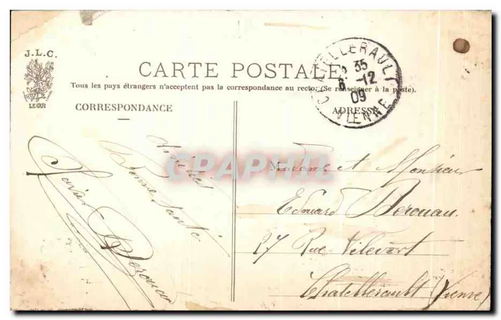 Place de la Concorde — Paris — J.L.C. LE GUI - Rückseite