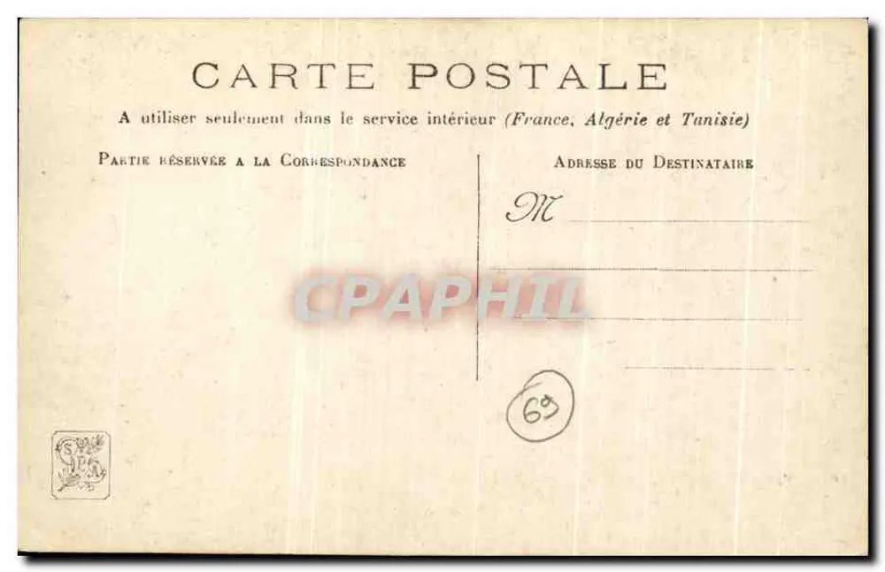 Société Lyonnaise des Beaux-Arts — Fatgezon — Die Glückliche Besuch — Nr. 233 Kol. Stirestre - Rückseite
