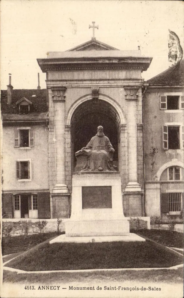 Annecy - Monument von Saint-François-de-Sales — Verlag ABEM, Nr. 4513 - Vorderseite