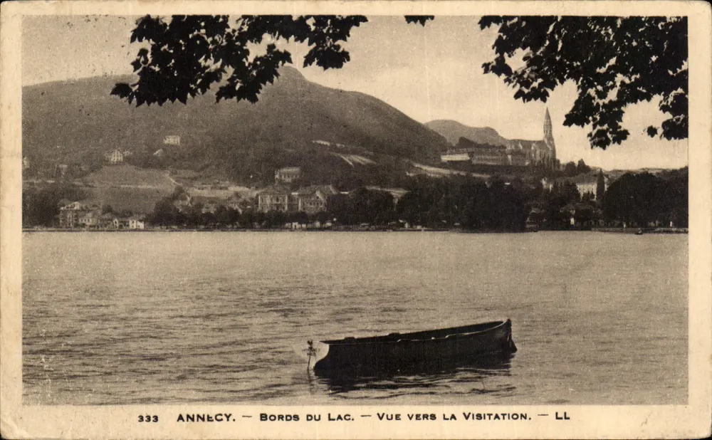 Annecy — Ufer des Sees — Blick zur Visitation — LL - Vorderseite