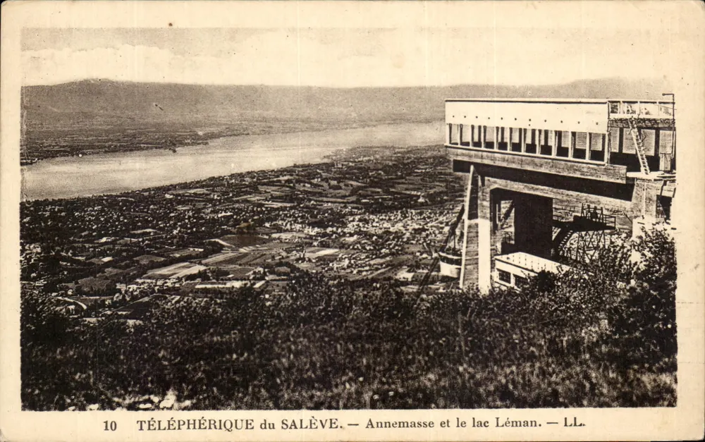 Seilbahn des Salève — Annemasse und See Léman — LL — n°10 - Vorderseite