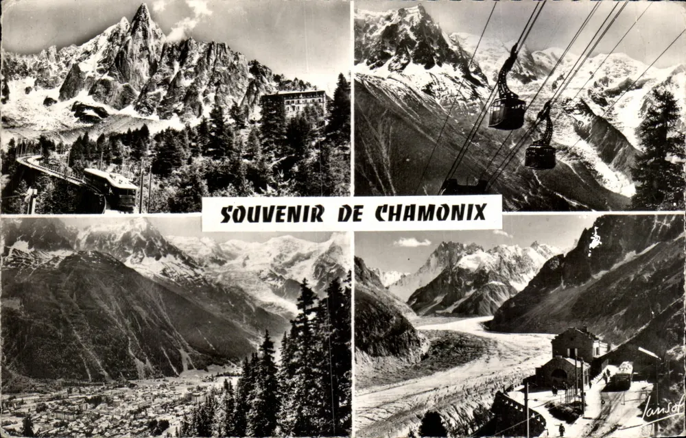 Chamonix — Lembrete de Chamonix — Jansol, n°1002 - Frente