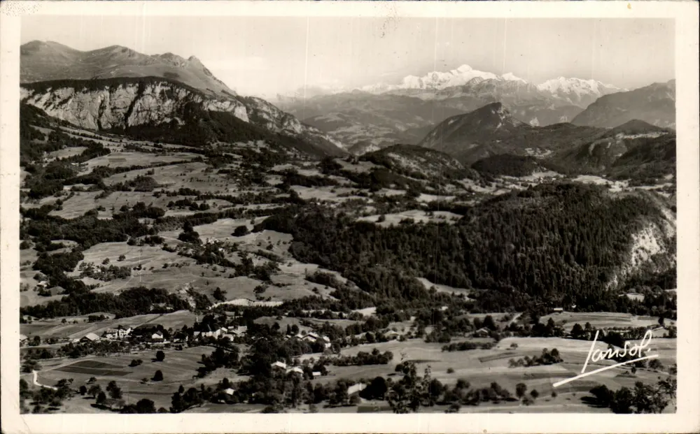 Omnion (Haute-Savoie) — Allgemeiner Blick und Mont Blanc — Éditions photographiques La Mallette - Vorderseite