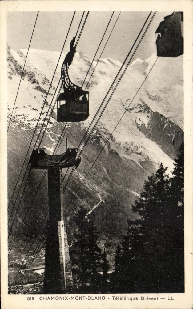 Chamonix-Mont-Blanc — Teleférico Brévent — LL - Frente