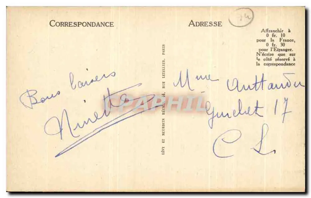Annecy — Le Roc de Chère und Schloss Duingt — LL - Rückseite