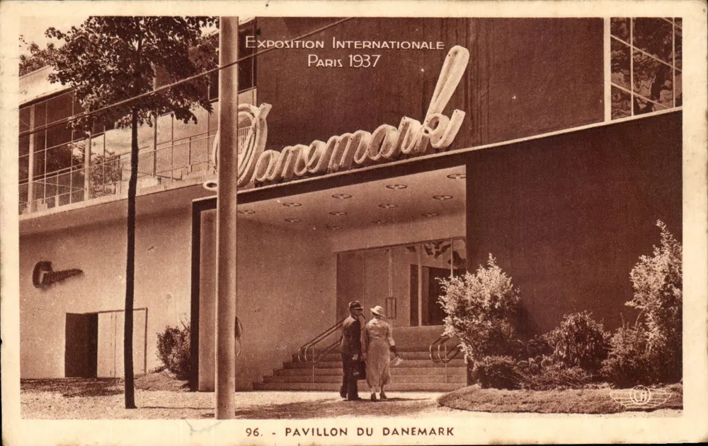 Dänischer Pavillon — Internationale Ausstellung Paris 1937 — n° 96 - Vorderseite