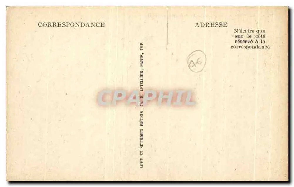 Rouen — A Igreja de São Vicente — N.B. — N°77 - Verso