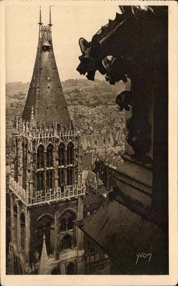 La Tour Saint-Romain — Rouen — Kunstausgabe YVON - Vorderseite
