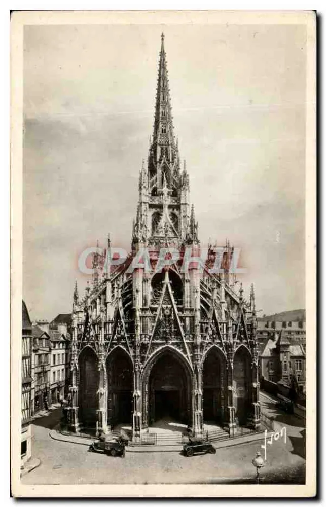 Rouen (Seine-Inf) - Igreja de São Maclou — Edições d'Art, Rue 15, Paris - Frente