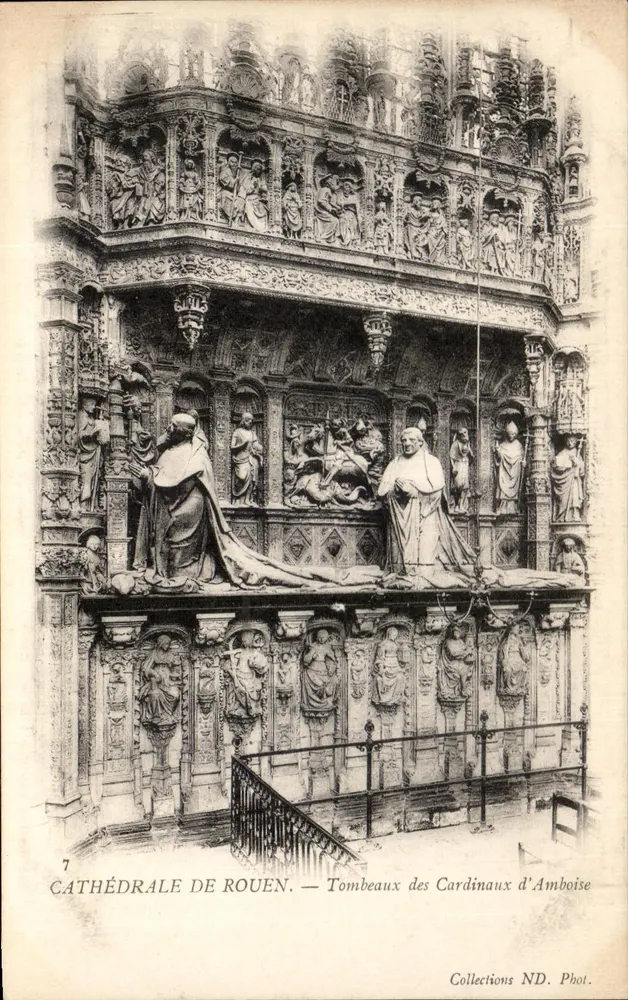 Kathedrale von Rouen — Grabmale der Kardinäle von Amboise — Collections ND. Phot. - Vorderseite
