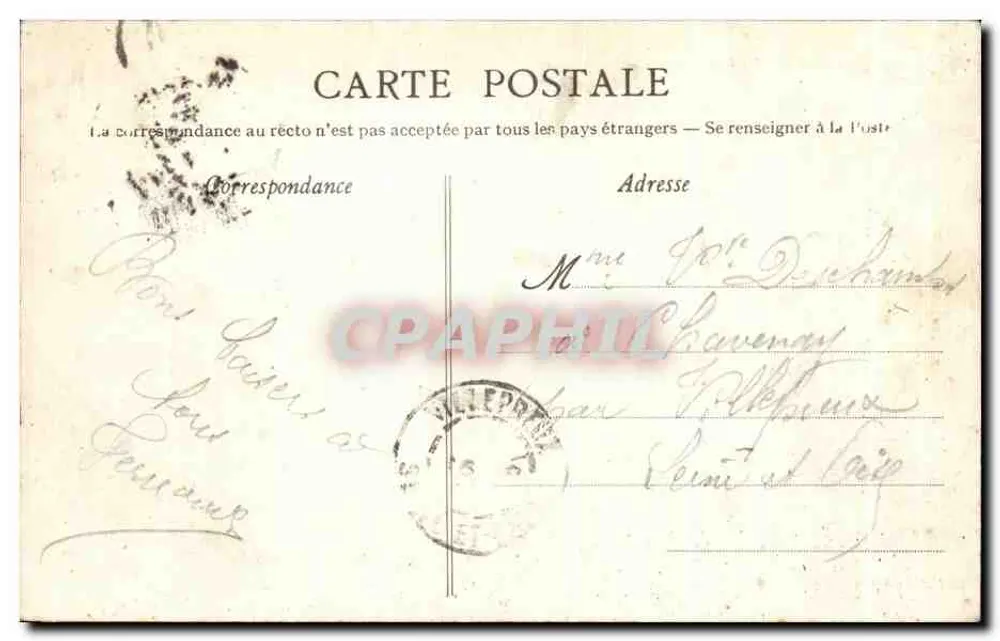 Trouville — A Ponte-Praia — Editor não identificado, n° 64 - Verso