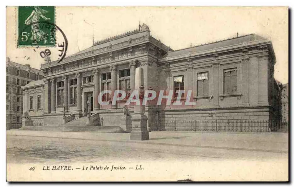 Le Havre — Il Palazzo di Giustizia — LL. - Recto