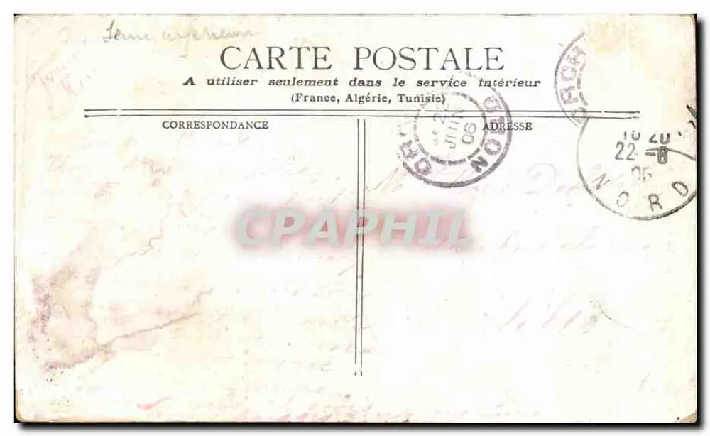 Rouen — La Cathédrale — éditeur imprimeur non visible - Verso