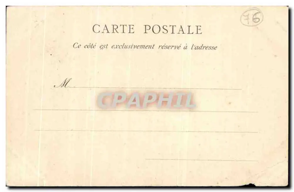 Portail de l'Église Saint-Étienne — Châussures, Bergerac — Éditeur E.L.D. Paris, n° 91 - Rückseite