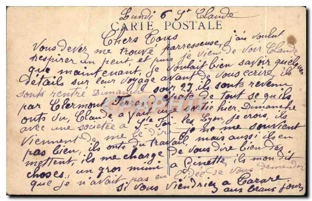 Tarare (Rhone) — Vista Geral e Viaduto — Fot. Combier - Nécon - Verso
