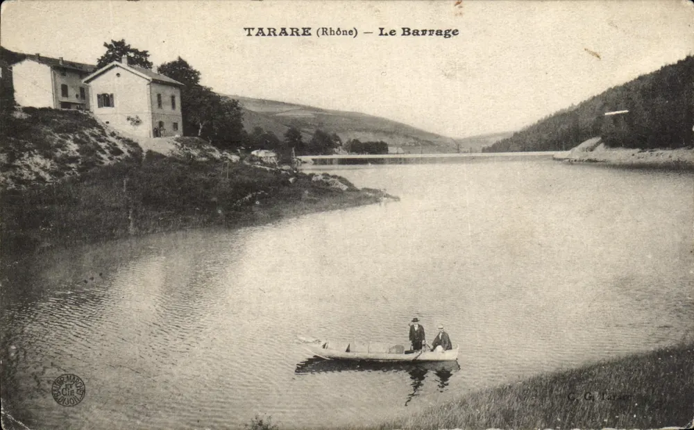 Tarare (Rhône) — A Barragem — C. Guérin - Frente