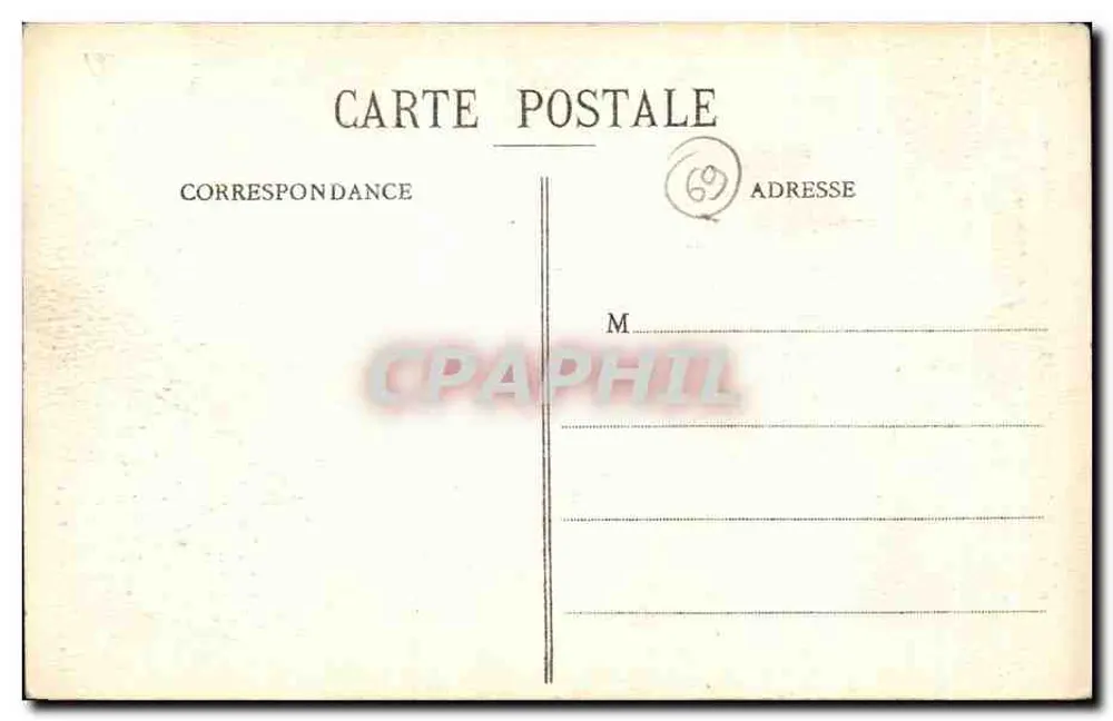 Le Vieux Tarare — Turm der Präbende der Magnins (16. Jahrhundert) — A. Jules, Tarn - Rückseite