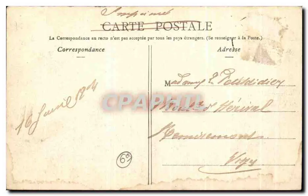 Tarare - O Viaduto (2) — A. Déal e Cie, imp.-edit., Tarare - Verso