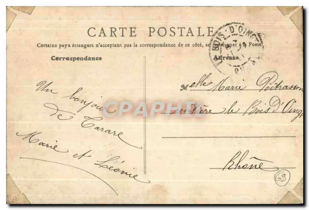Tarare (Rhône) - Bel-Air e o Viaduto — B.F., Paris - Verso
