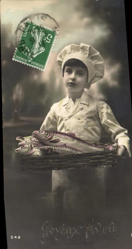 Jungkoch — Fischhändler — Unbekannter Verlag, Nr. 548 - Vorderseite