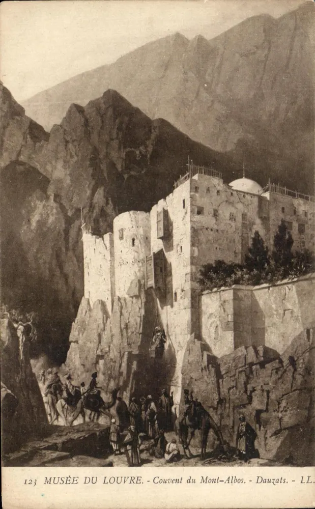 Kloster Mont-Albos - Dauzats — Musée du Louvre, Serie 123, Verlag LL - Vorderseite