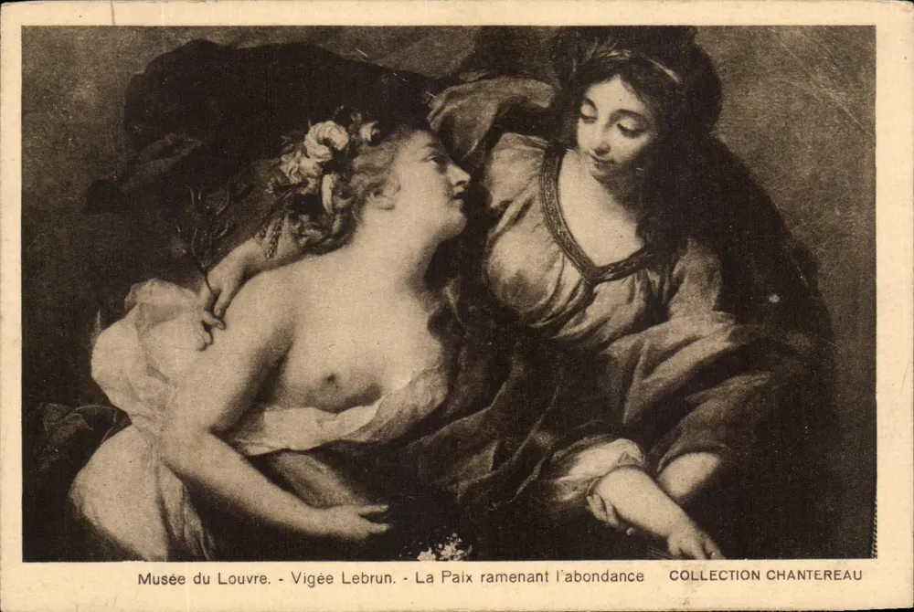 Musée du Louvre - Vigée Le Brun - Die Friedensbringerin der Fülle - Sammlung Chantereau - Vorderseite