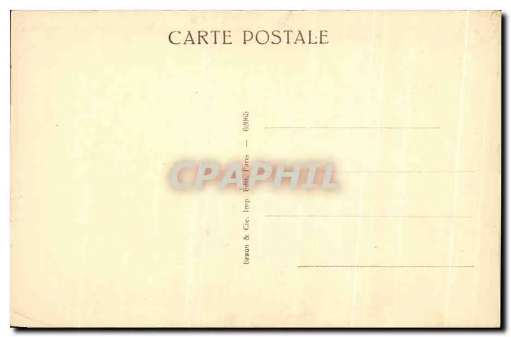 Michel-Ange - A Noite — Museu do Louvre — Braun & Cie, Imp. Paris - Verso
