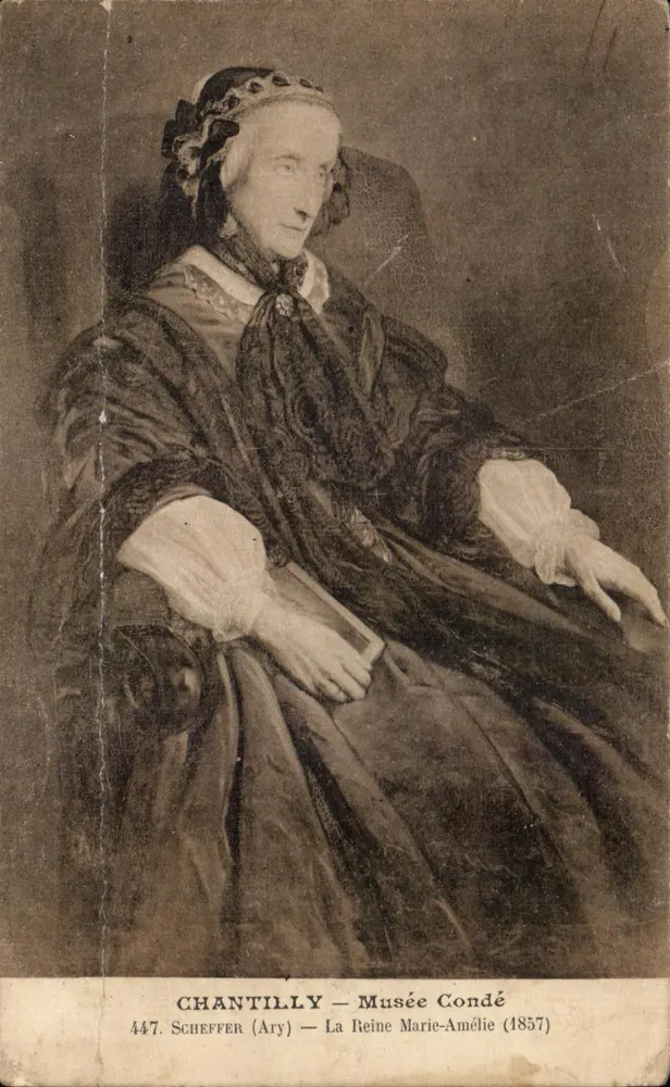 Chantilly — Musée Condé — La Reine Marie-Amélie (1857) — Scheffer (Ary) - Vorderseite