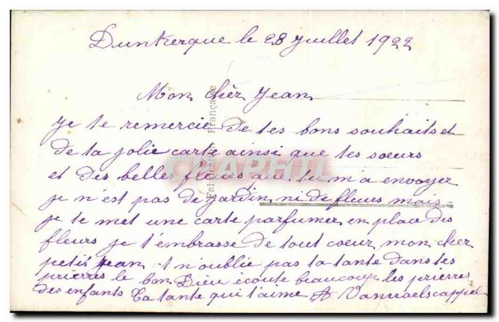 Mädchen mit Tauben — Studio-Szene — anonymer Verlag, Nr. 2416 - Rückseite