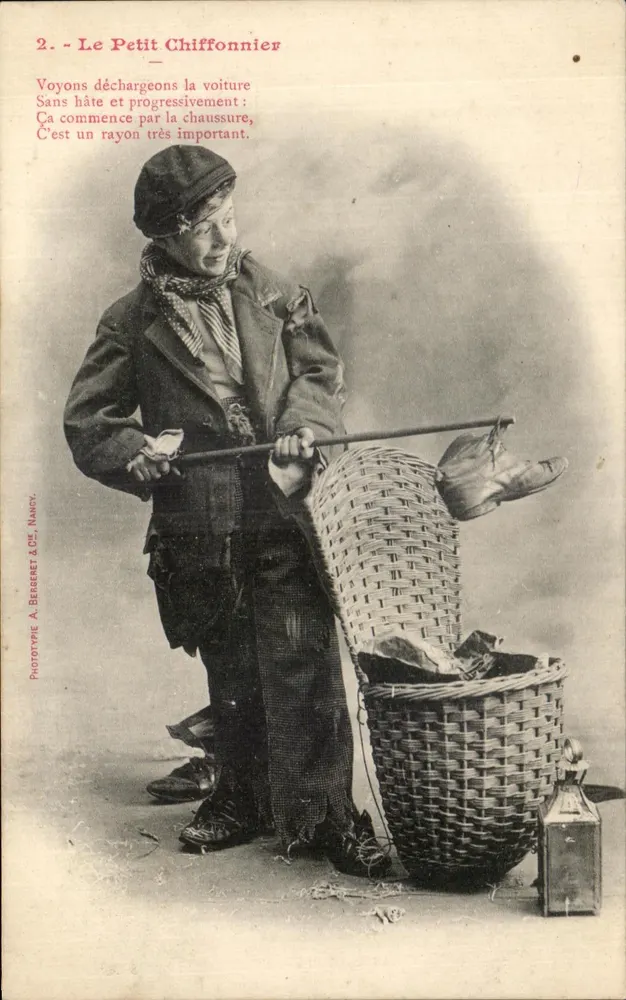 Der Kleine Papierverkäufer — Phototype A. Bergeret & Cie, NANCY — n°2 - Vorderseite