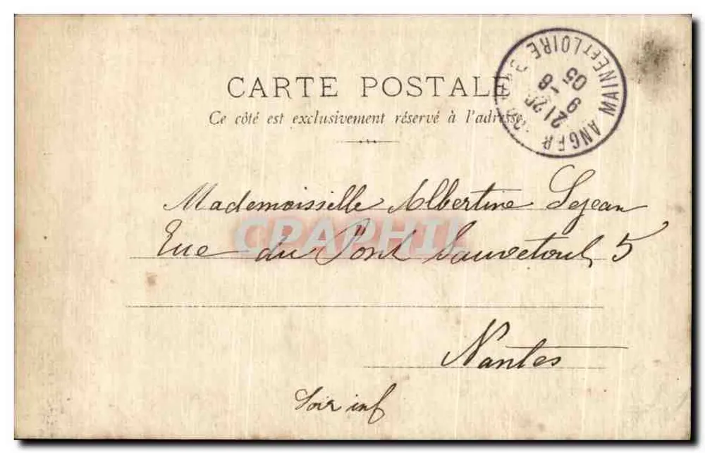 꽃다발 옆에서 여성과 어린이 — Stebbing, 사진사 — 안트베르펜, 1908년 8월 21일 - 뒷면