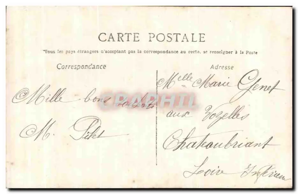 Frau in grüner Robe mit Blumenbouquet — Frohe Geburtstagskarte — unbekannter Verlag, Nr. 152 - Rückseite