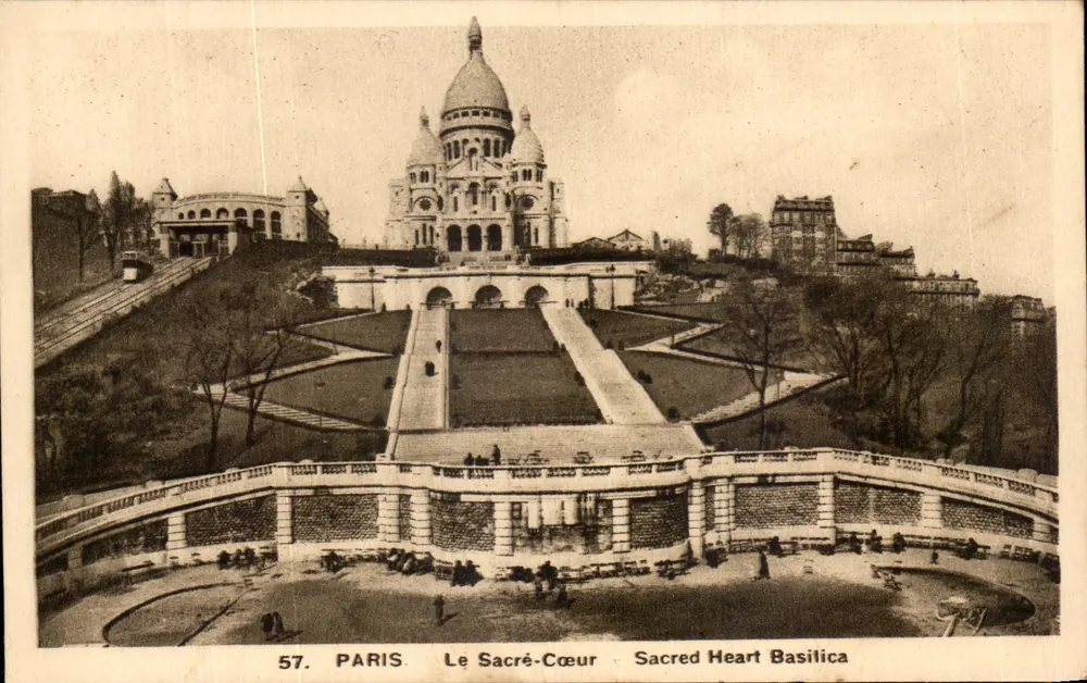 Paris - Die Basilika des Heiligen Herzens - Nr. 57 - Vorderseite