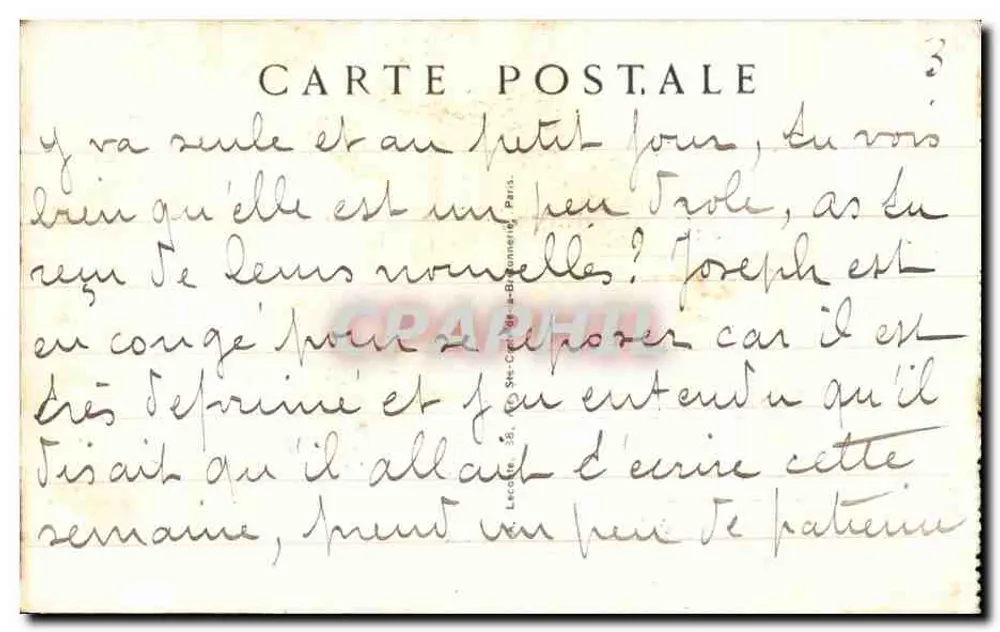 Paris — Der neue Trocadéro aus den Gärten gesehen — Guy - Rückseite